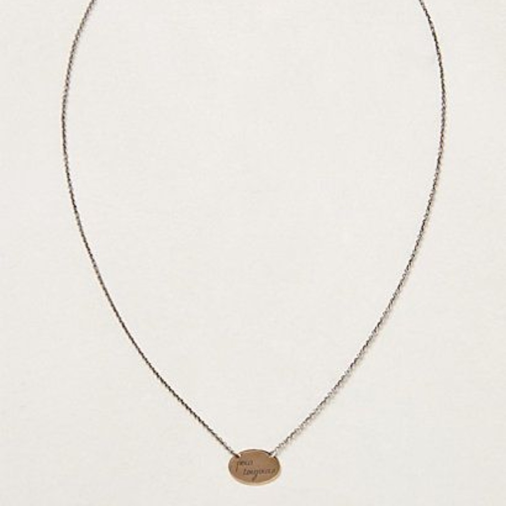 Pour Toujours necklace from Anthropologie